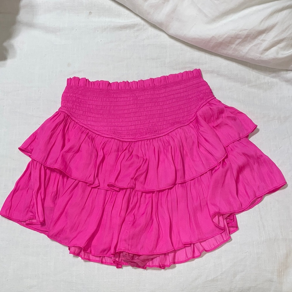 Pink Ruffle Skirt Size: Small